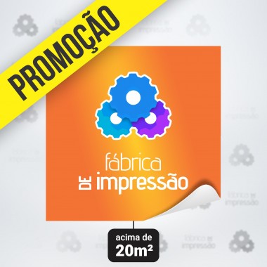 Adesivo (m²) - Acima de 20m²  -  RETIRAR NO CAIXA Adesivo (m²) - Acima de 20m²  -  RETIRAR NO CAIXA